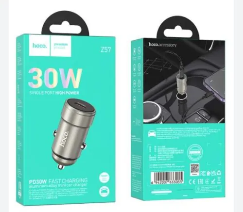 شاحن السيارة Hoco Z57 - الأصغر والأقوى - مراجعة كاملة — المواصفات والمميزات