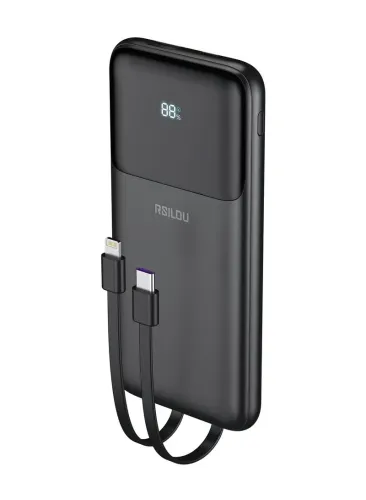 باور بانك رسيلو Rsilou RS-1012 سعة 10,000 مللي أمبير بقوة 22.5 واط