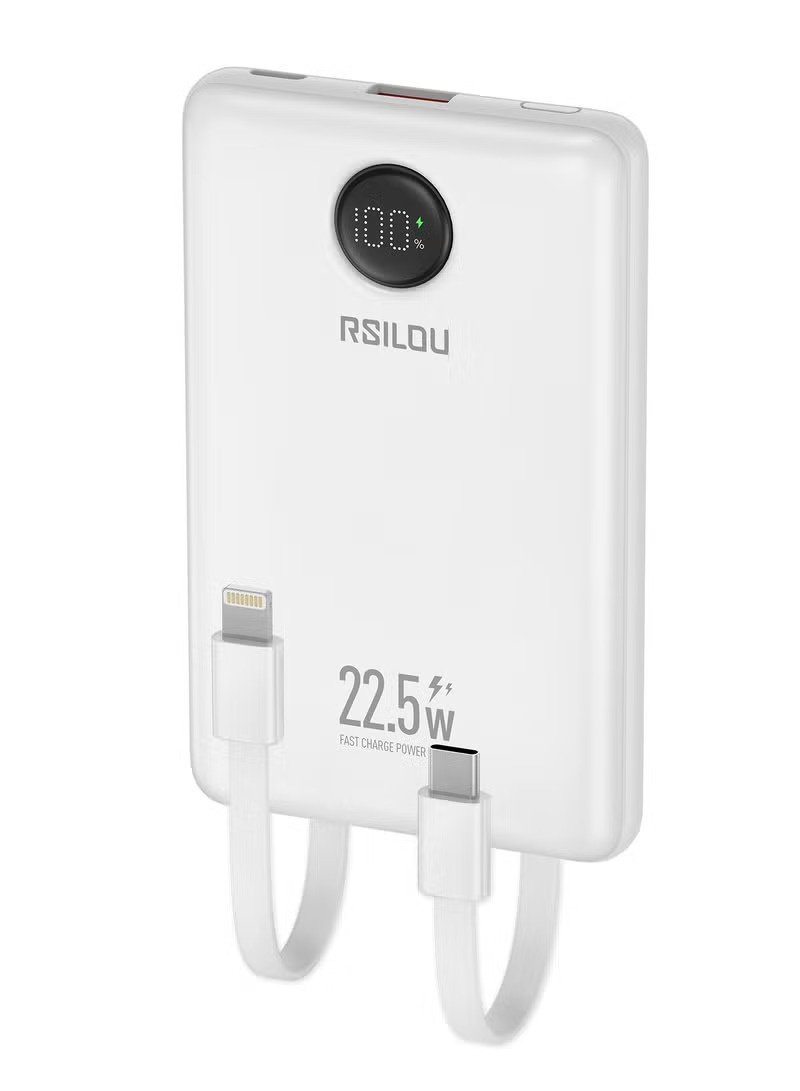 باور بانك Rsilou RS-1023 سعة 10,000 مللي أمبير بقوة 22.5 واط - مراجعة كاملة — المواصفات والمميزات