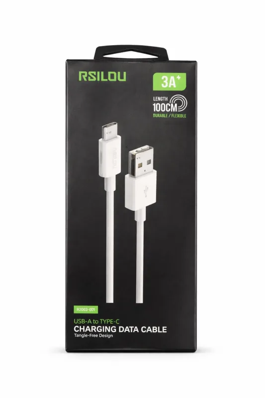 كابل Rsilou USB-A إلى Type-C 1 متر R2003