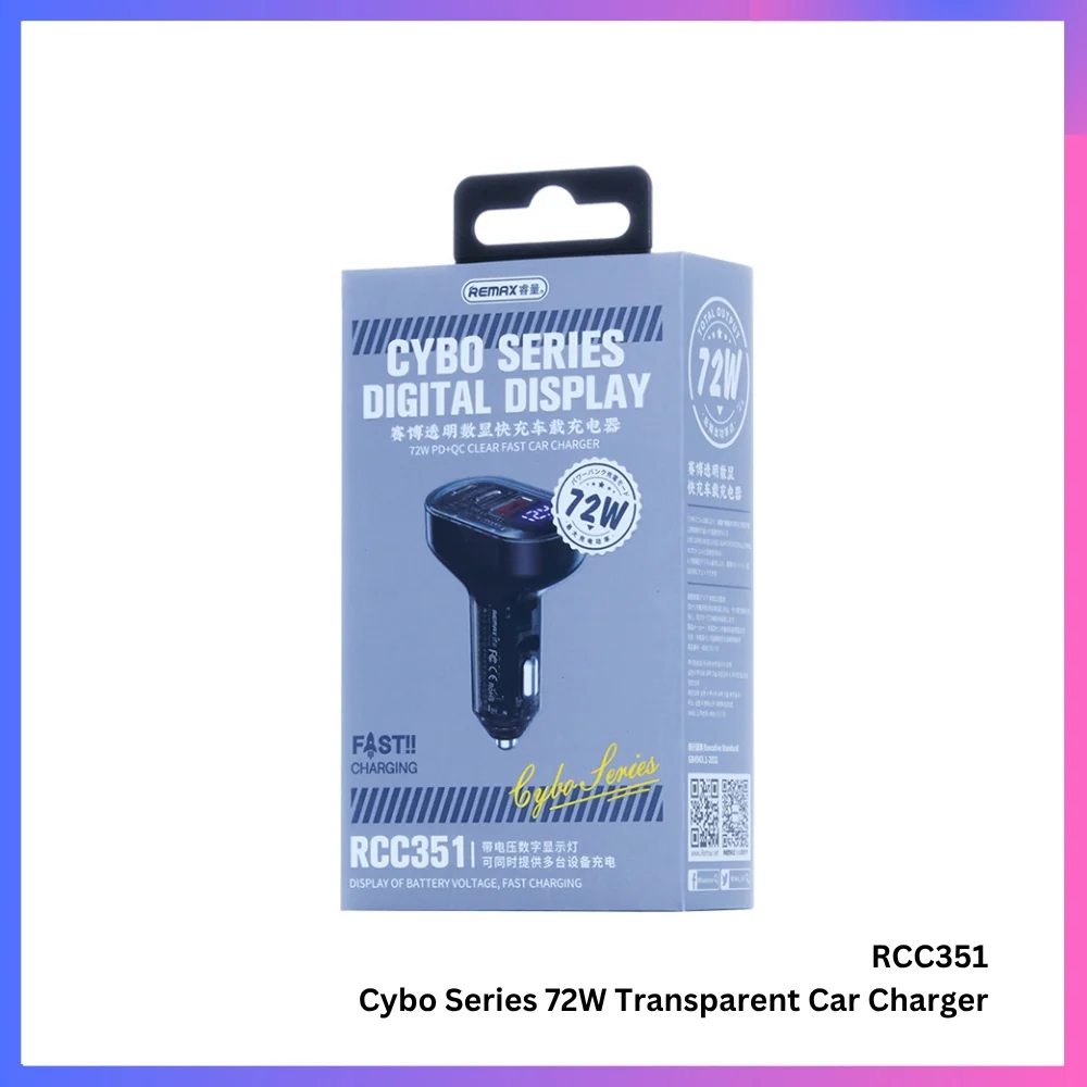 CH CAR REMAX 72W RCC-360