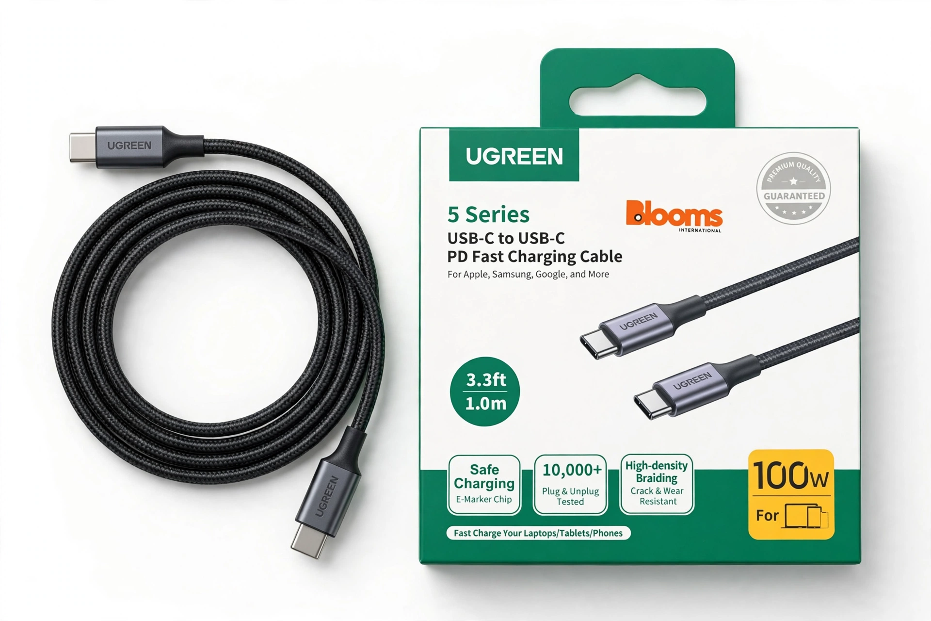 CL UGREEN USB-C TO USB-C 100W